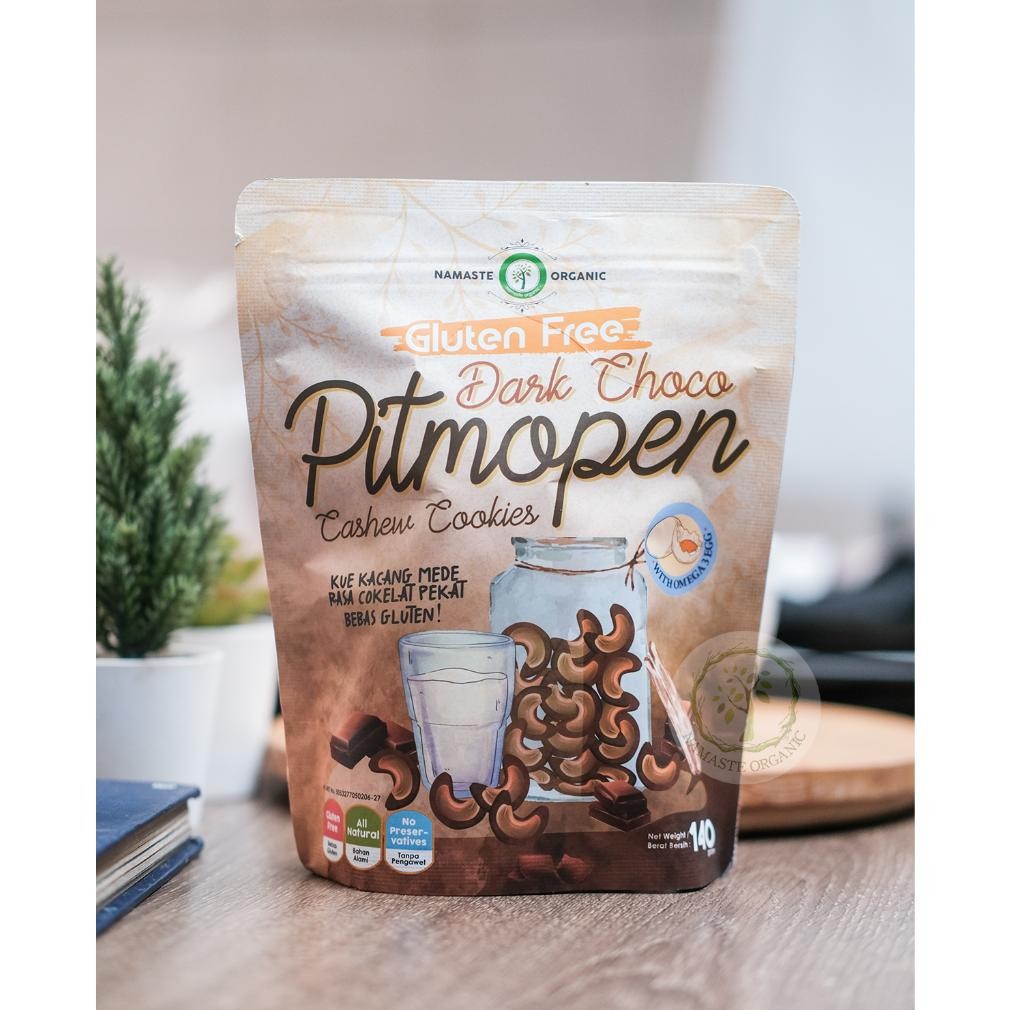 

GLUTEN FREE DARK CHOCO PITMOPEN CASHEW COOKIES 140GR Nugi