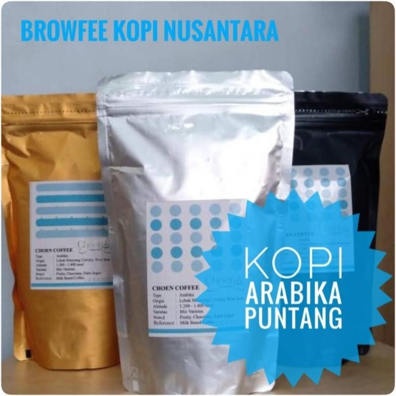 

Kopi Arabika Puntang 200g Biji/Bubuk - Arabica Coffee Nugi