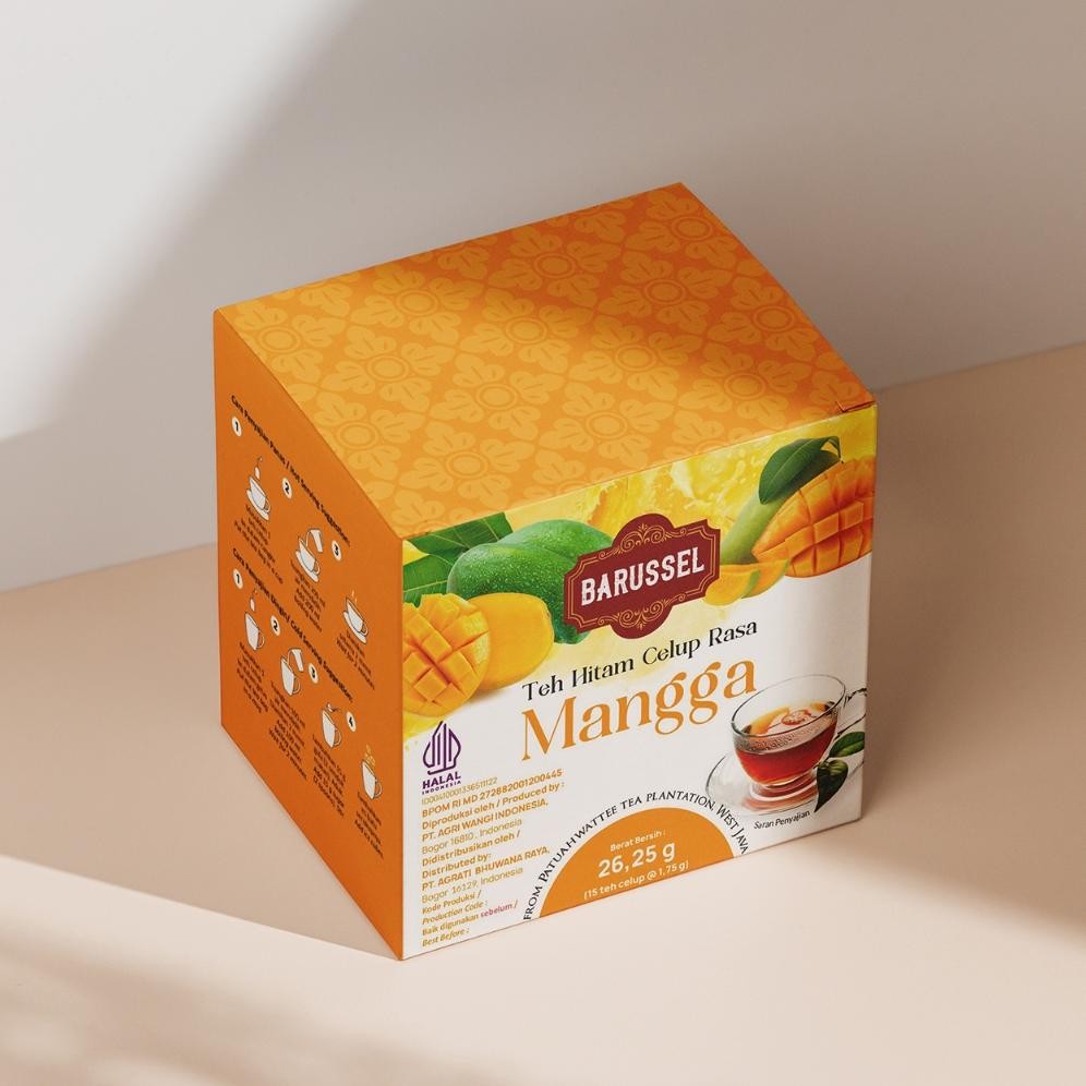 

BARUSSEL Mango Tea | Teh Celup Rasa Buah Mangga Nugi