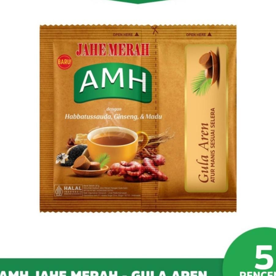 

Amh Jahe Merah Gula Aren Pisah 5 Renceng 50 Sachet
