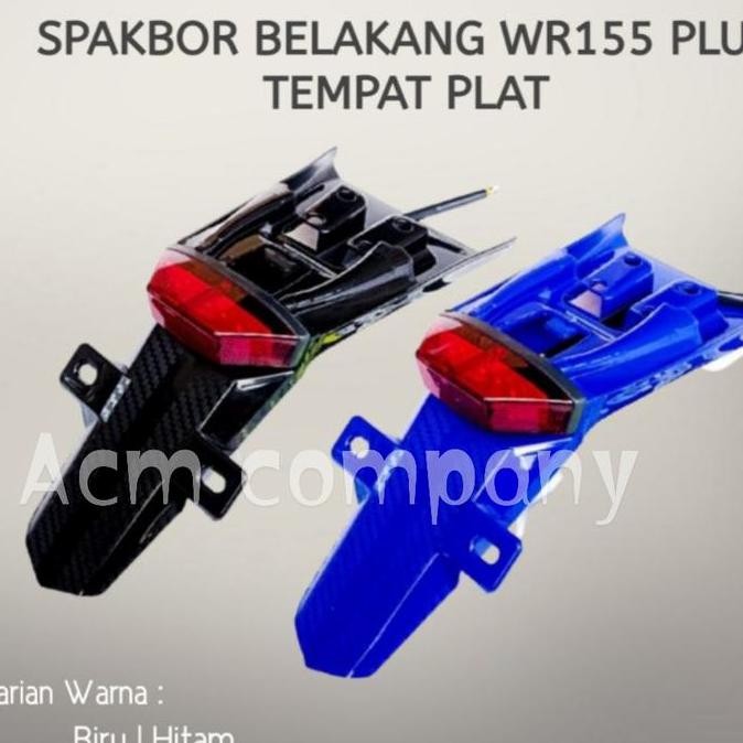 Spakbor Belakang Plus Stoplamp Led Wr 155 Tipe Plat / Undertail Wr 155 Restock!