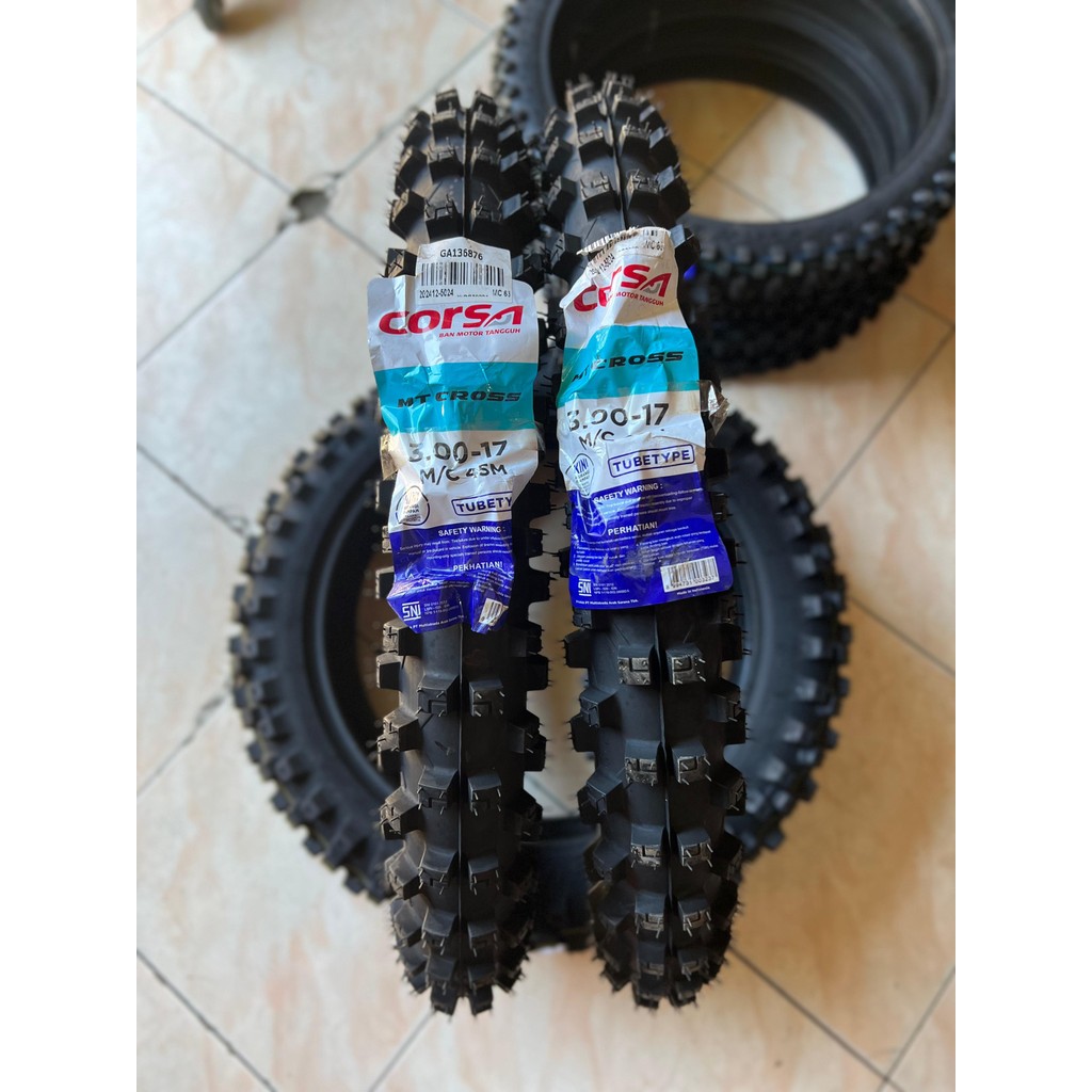 Ban Luar Trail Corsa MT CROSS-X TUBETYPE  3.00-17 (Ring 17)