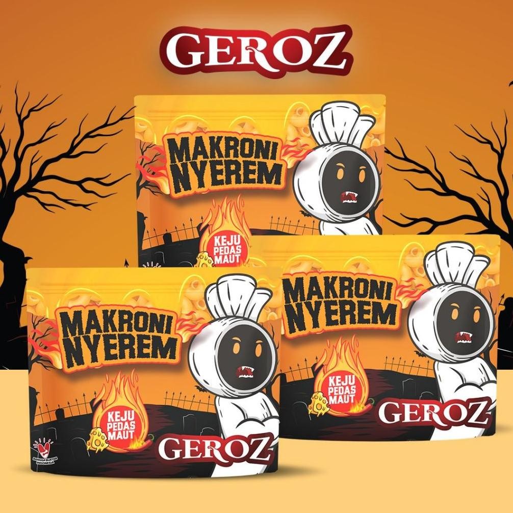 

Geroz - Makroni Nyerem - Rasa Keju Pedas isi 3 Nugi