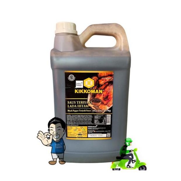 

Promo Kikkoman Black Pepper Teriyaki 5.7Kg - Saus Teriyaki Lada Hitam Jumbo Gosend