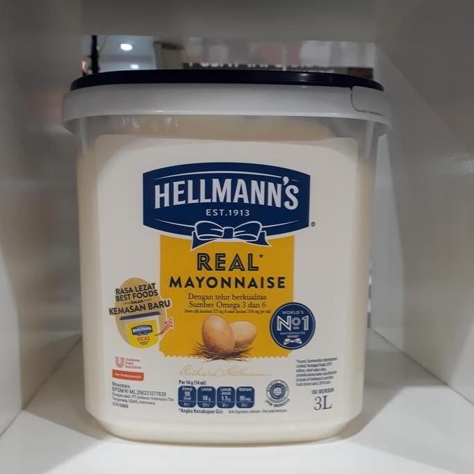 

Promo Hellmann'S Real Mayonnaise 3L Saus Mayo Premium Burger Salad
