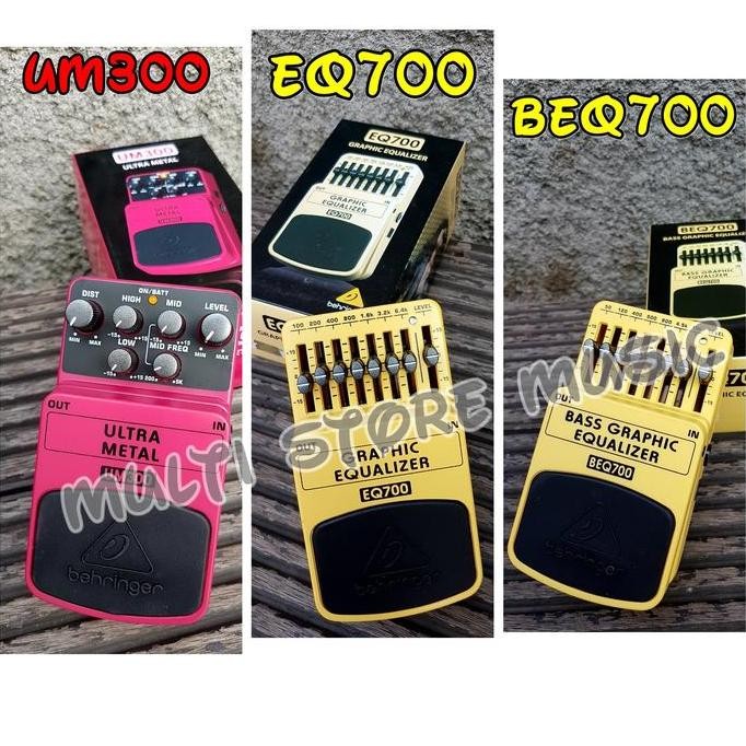 TERBARU EFEK GITAR BASS BEHRINGER UM300/ EQ700/ BEQ700 - DISTORSI & EQ ORIGINAL