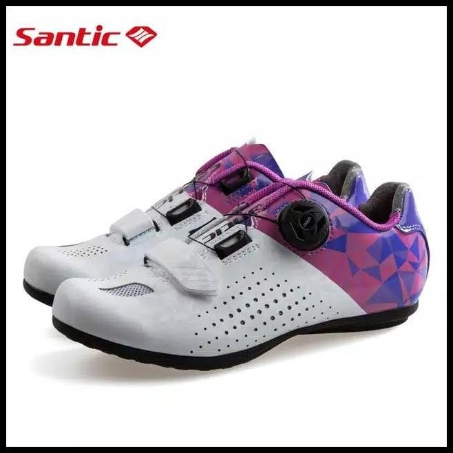 Sepatu Sepeda Wanita Santic Women Non Cleat LS Athena - Purple