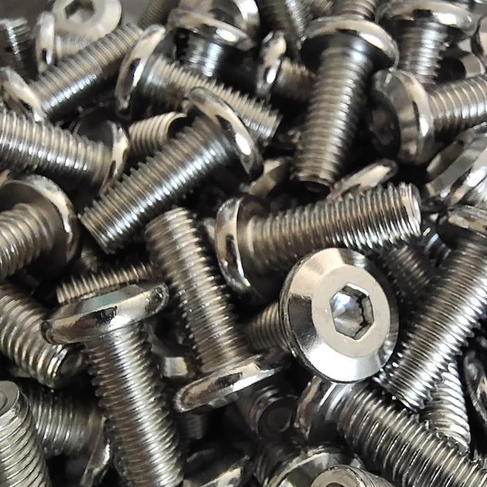 Baut Jcbc M8 X 20 Mm Stainless / Baut Knock Down M8 X 20 Stainless /M8X20 Original Dan Terpercaya