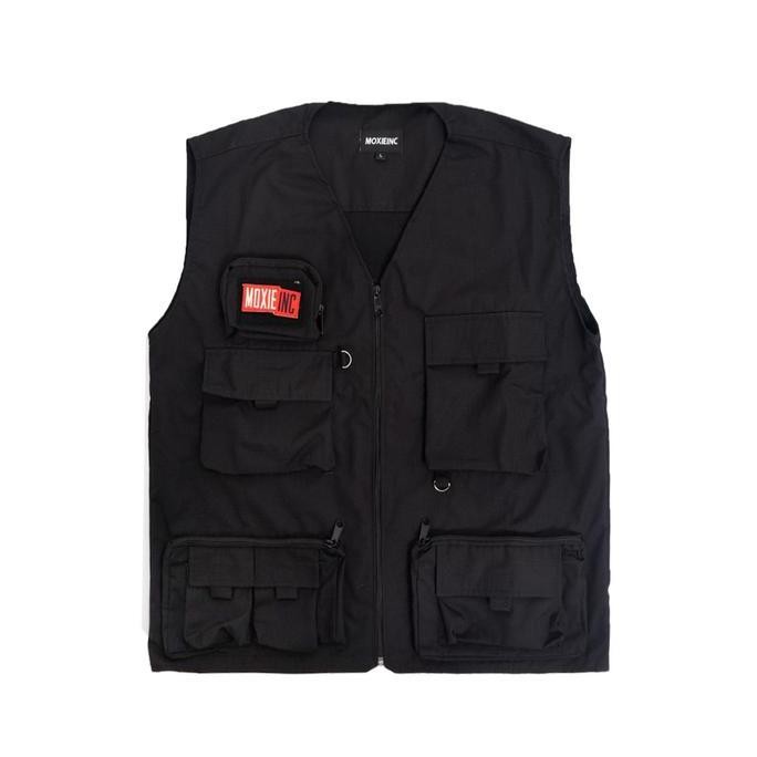 Diskon Moxie Tactical Vest Ripstop Black Rompi Outdoor Pria Tactical