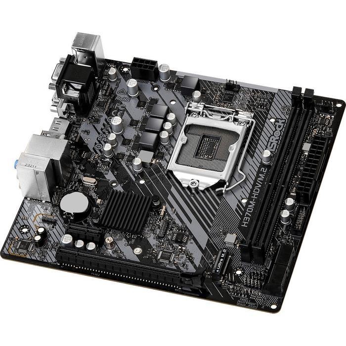 Motherboard Asrock H370M Hdv/M2 Lga1151 M.2 Pcie Gen3 X4 M-Atx