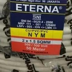 Kabel Eterna Nym 2X15 Kabel Listrik Eterna Isi 2 Kawat Tembaga Full