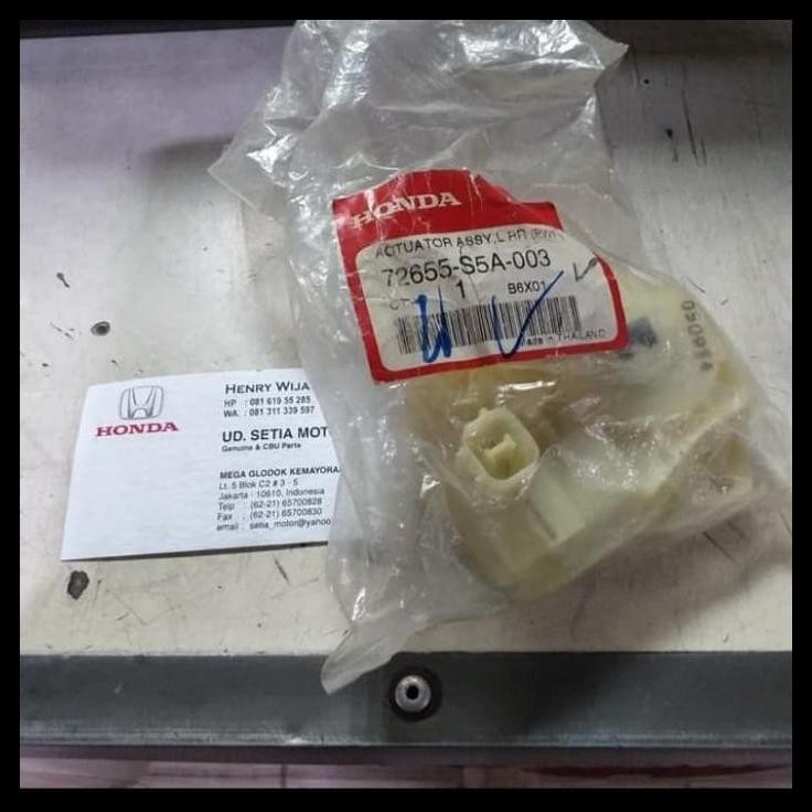 BEST DEAL AKTUATOR ACTUATOR MOTOR DOOR LOCK PINTU BELAKANG KIRI CIVIC 2001-2005 