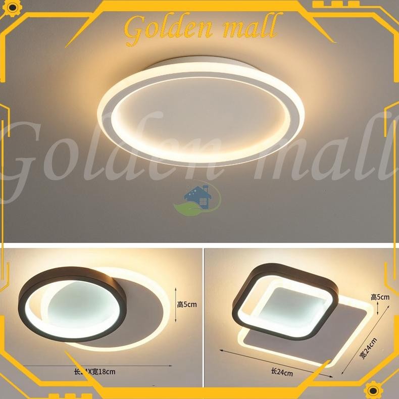 Terlaris Cod 3 Warna Dimming Lampu Lingkaran Lampu Plafon Minimalis Untuk Dekorasi Kamar Lampu Gantu