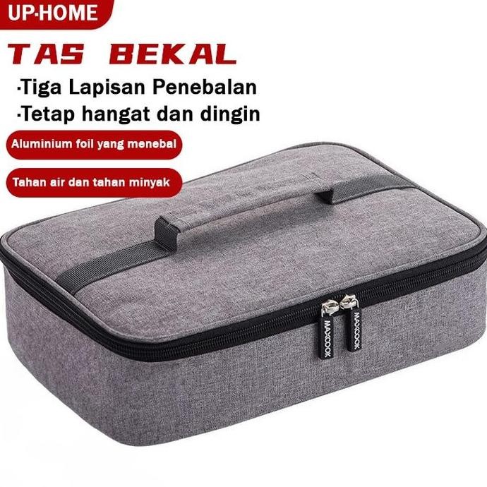 UNGGULAN shopee UPHOME Tas Bekal / Lunch Bag / Tahan hangat dan Kain Oxford tahan air