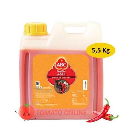 

Sambal Asli ABC Dirigen Saus ABC Asli Jerigen Galon 55 Kg