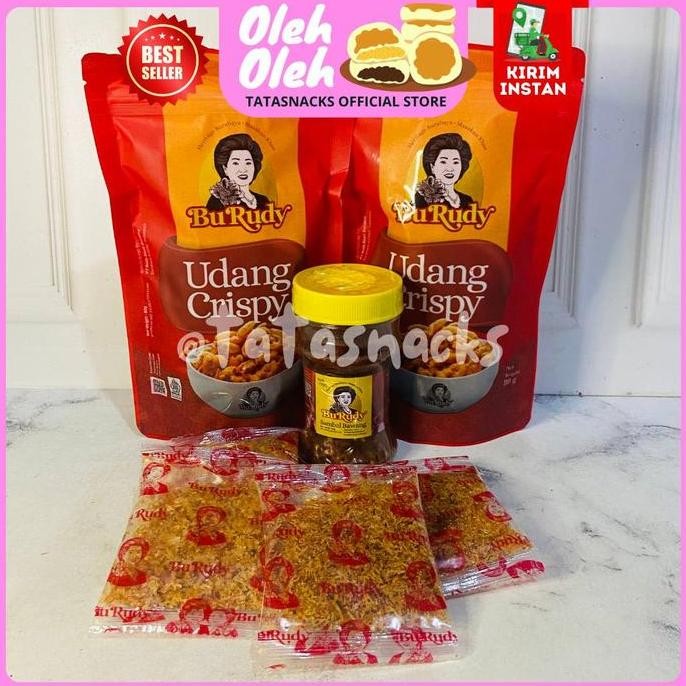 

Paket Sambal Bu Rudy E : 2 udang + 1 bawang