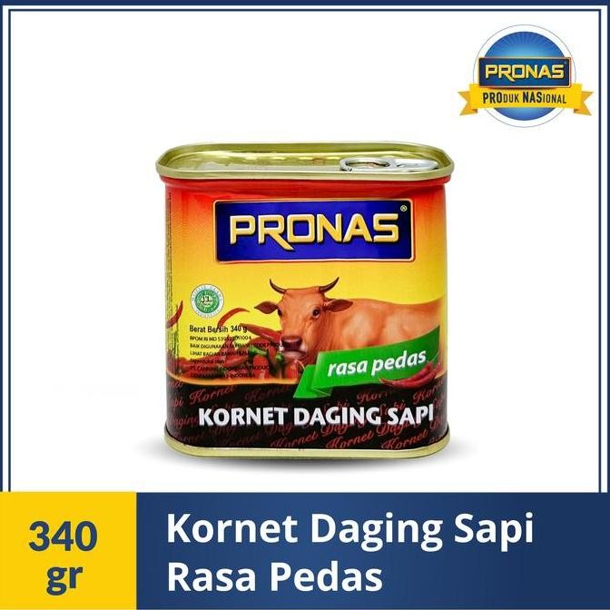 

Pronas Kornet Sapi Chili Kemasan Kaleng EOE 340 g