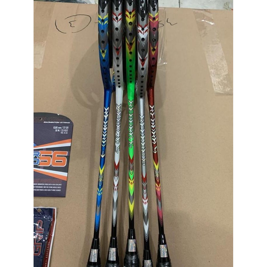 Raket Badminton Hiqua Hq Reborn 3/5/6/8/9 Original Kuat 32Lbs