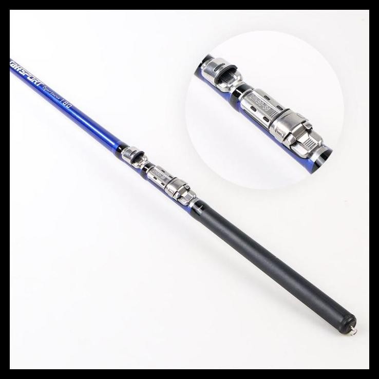 DISKON JORAN ALAT PANCING SPARTACUS SPINNING CARBON ALAT MEMANCING IKAN 