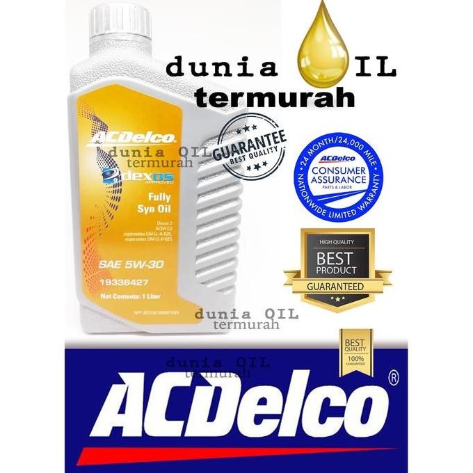 Oli Mesin Ac Delco 5W 30 Dexos 2 Car Engine