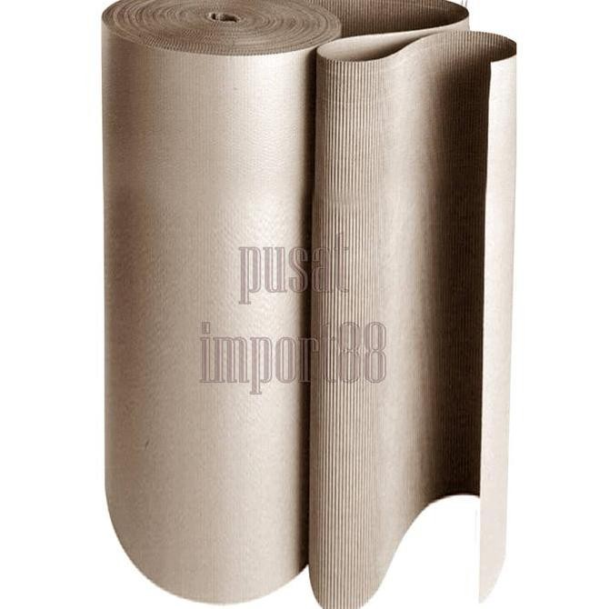 

TERBARU - Kardus Lembaran Gulungan Corrugated Karton Single Face Roll 160 Cm