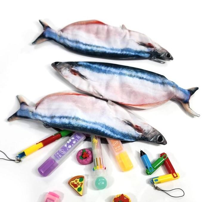 

Tempat Pensil Karakter Stationery Bentuk Ikan Patin Shrelo Pouch Penggemar Makan Ikan Pangasiidae Hypophthalmus