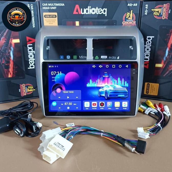 TERLARIS - Paket Head Unit Android Agya / Ayla 9 Inchi Ram 2/32 Gb Head Unit Android Audioteq Agya A