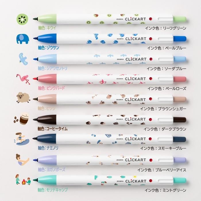 

BEST SELLER Zebra ClickArt Yurukawa Festival Series 0.6mm Marker Fine Liner Click Art Limited