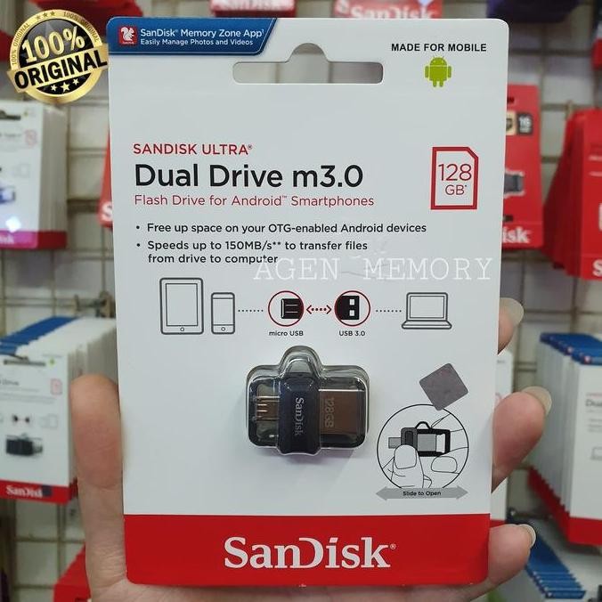 FLASHDISK OTG M3 SANDISK 128 GB
