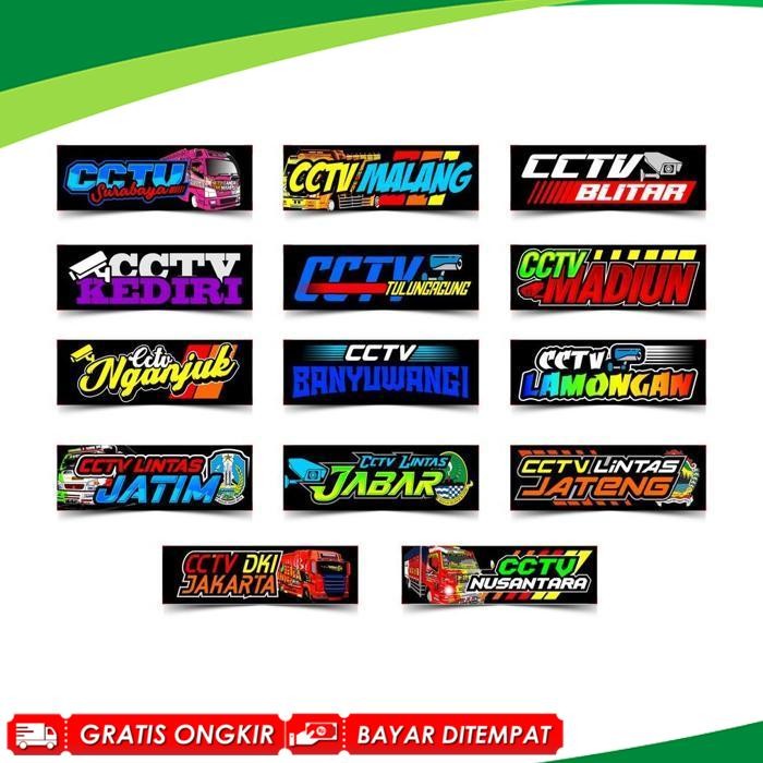 

Desainku - Stiker Truk / Stiker Cctv / Stiker Sodrek - Pack Isi 14 Stiker Pv00