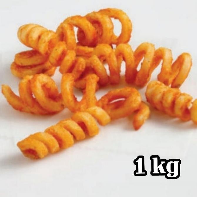 

KENTANG SPIRAL KERITING CURLY TWISTER FRENCH FRIES 1 KG ORIGINAL DAN TERPERCAYA