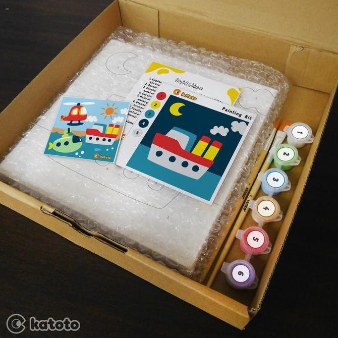 

PAINT BY NUMBERS TRANSPORTATION SERIES PAKET MELUKIS ANAK TRANSPORTASI