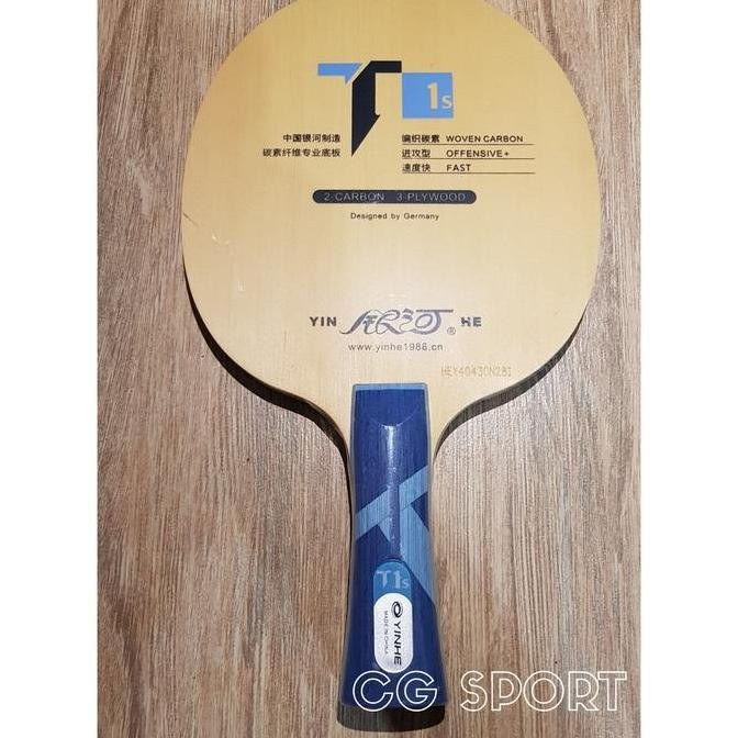 Kayu Pingpong Yinhe T1S Carbon Blade Yinhe T-1S
