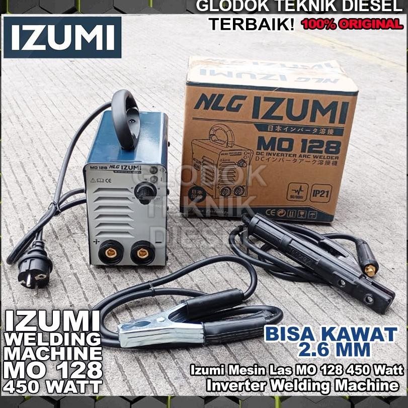 Izumi Trafo Las Listrik MO 128 Mesin Las 450 Watt MO128 Inverter Welding Machine Original Terbaik