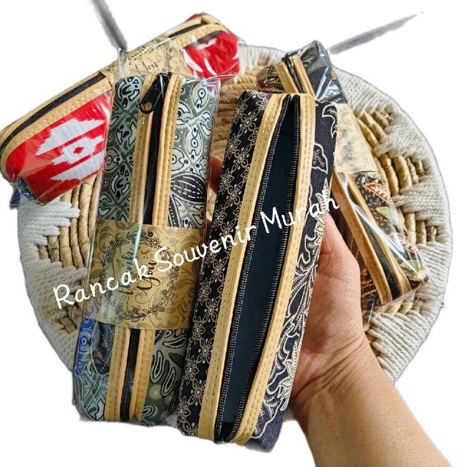 

Isi 50 Pcs Souvenir Tempat Pensil Batik Kemasan Plastik Stationery