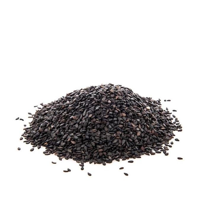 

Black Sesame Seeds (biji wijen hitam) 1000gr Bumbu Pecel Sangrai Masakan Kacang HT
