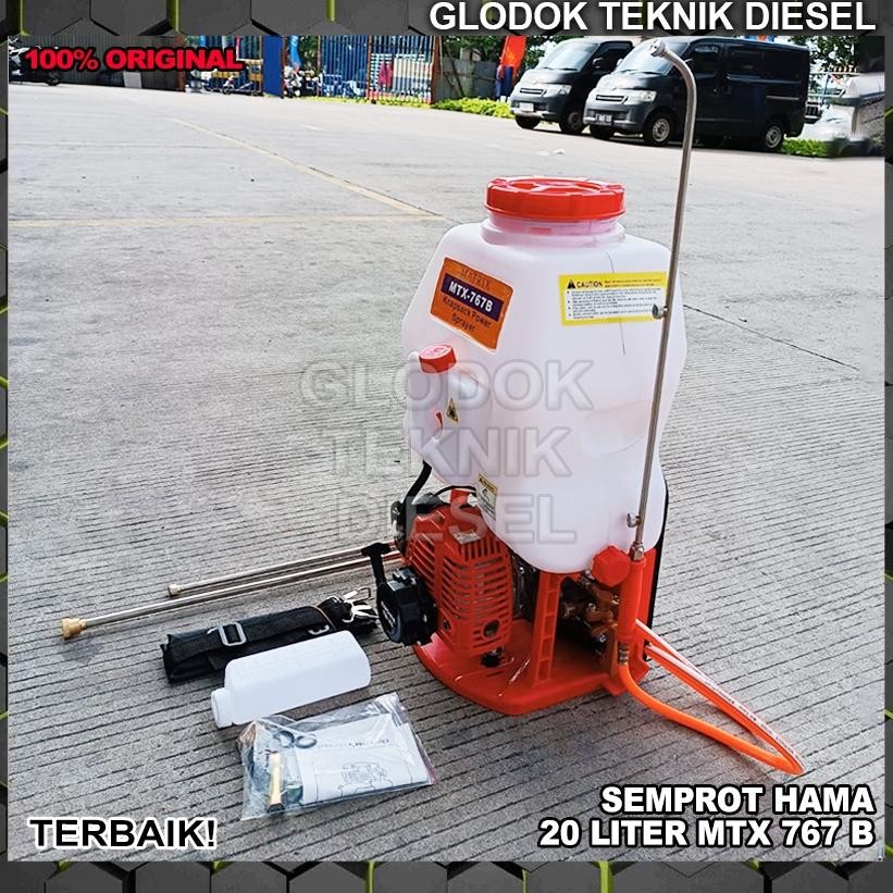 Mesin Sprayer Semprot Hama Gendong 20 Liter MTX-767B Knapsack Portable Sprayer 20 L MTX 767 B Origin