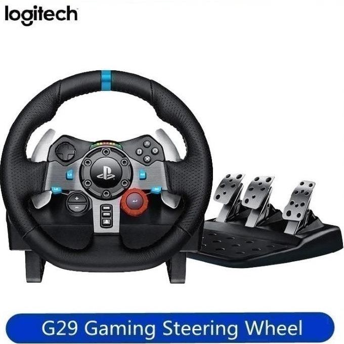 TERBARU - G29 Driving Force Wheel Game Racing Simulator PS4 PS5 PC