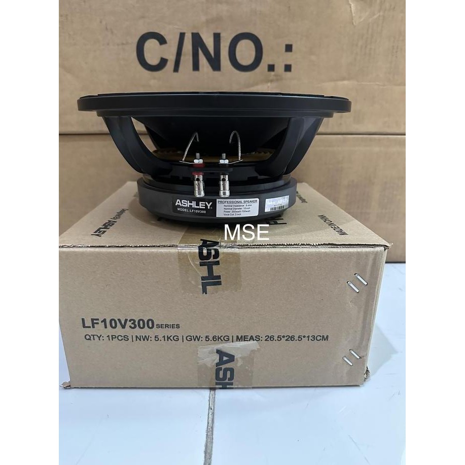 SPEAKER KOMPONEN WOOFER 10 INCH ASHLEY LF10V300 ORIGINAL