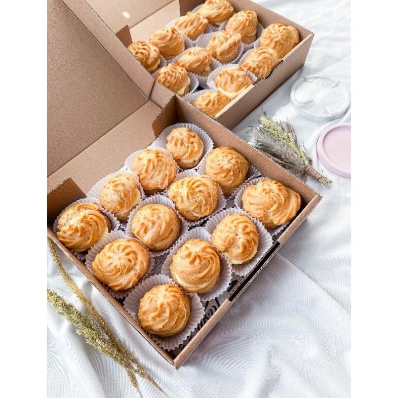 

Soes Mini Vla Vanilla Isi 12pcs / Soes / Soes Lumer / Sus Full Susu Nugi