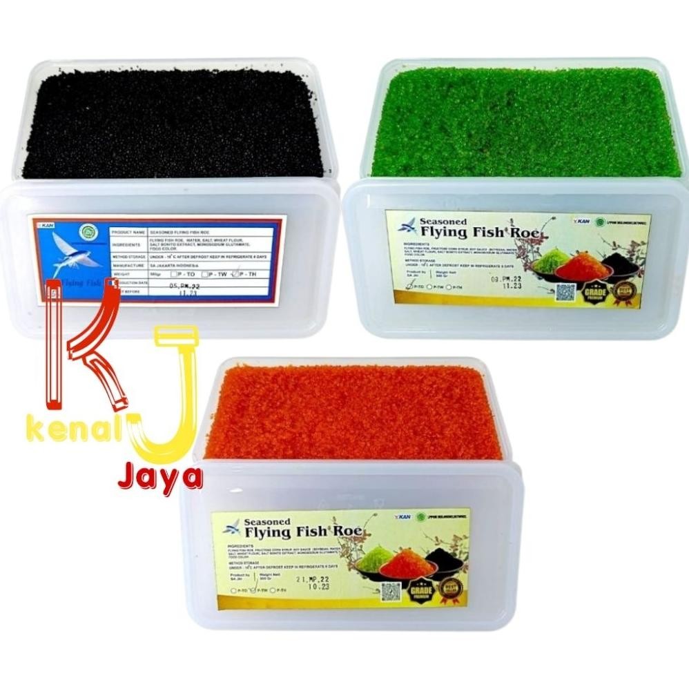 

TOBIKO / Telur Ikan Terbang Grade A 500g Nugi