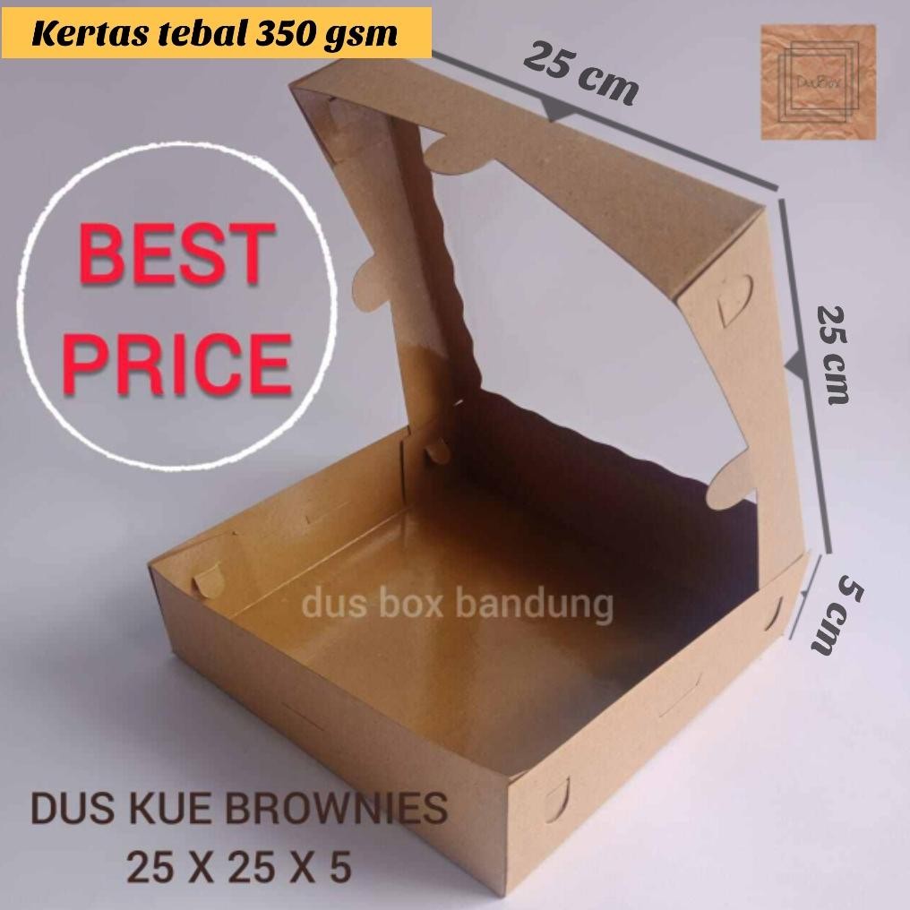 

1pak=10 pcs DUS KUE 25X25X5 DUS DONAT DUS MAKANAN DUS SNACK BOX MURAH DUS KUE BOLU DUS HAMPER Nugi