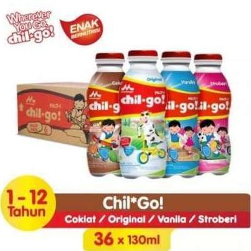 

SUSU MORINAGA CHIL GO / CHILGO MILK 130ml per Karton isi 36 x 130ml Nugi