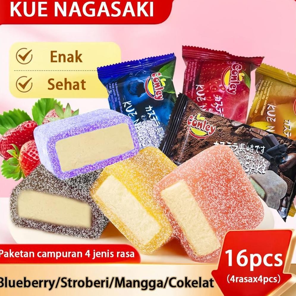

COD / KUE NAGASAKI /15 gratis 1/ Ice Skin Cake / Kue Bulan / Mooncake / Lembut / Manis / Creamy / Lezat / Segar / Tradisional / Premium / Halal / Kekinian / Snack / Dessert / Hadiah / Pesta / Lebaran / Keluarga / Sahur / Kue Spesial / Camilan Sehat Nugi
