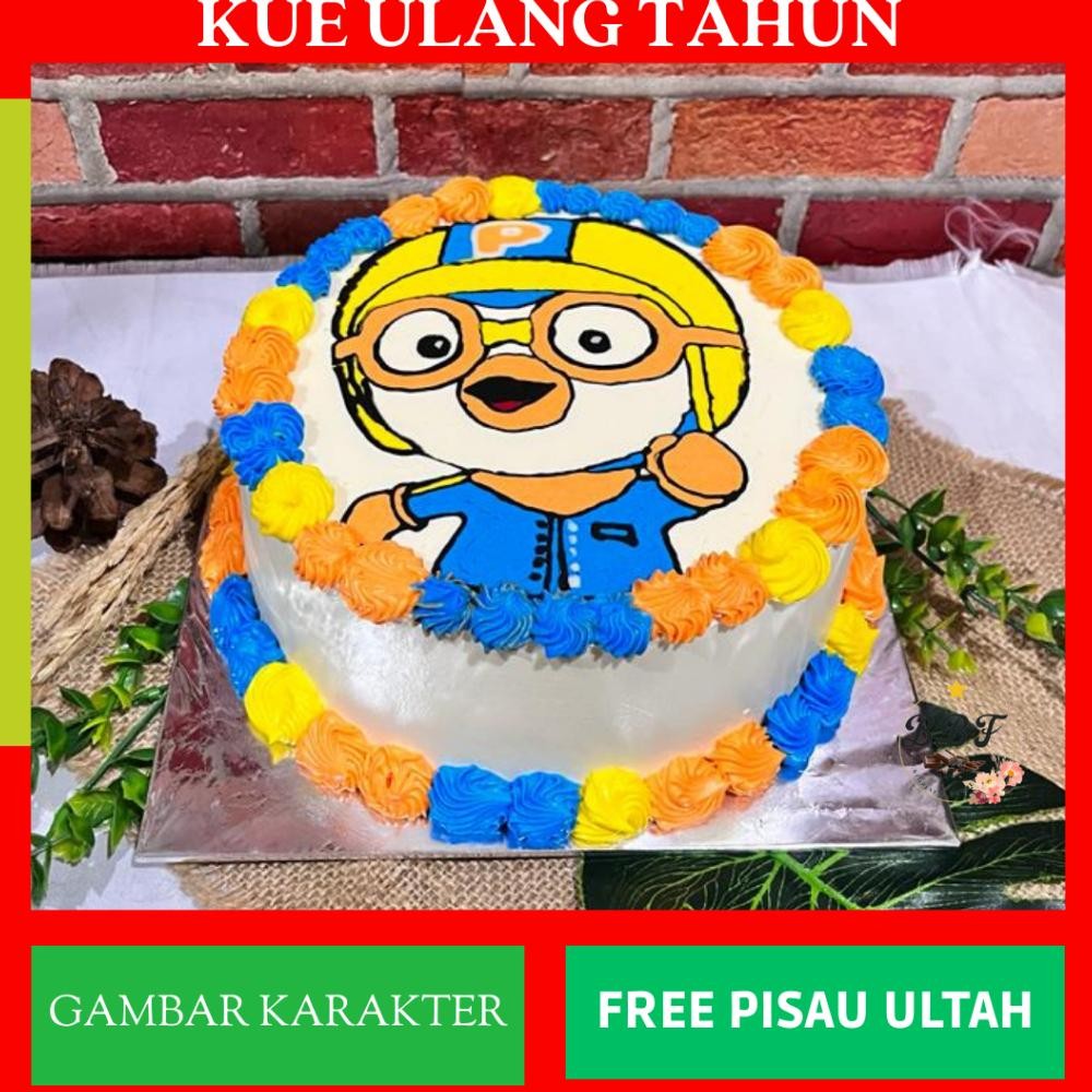 

Kue Ulang Tahun Karakter / Kue Ultah Anak / Kue Ulang Tahun / Cake Ulang Tahun / Birthday Cake 18cm Nugi