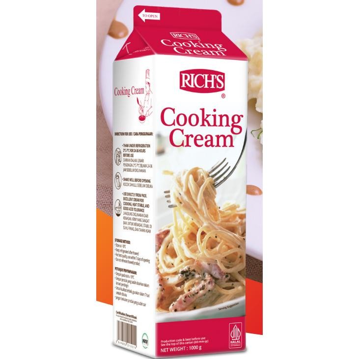 

Richs Cooking Cream 1lt krim masak instant/sameday Nugi