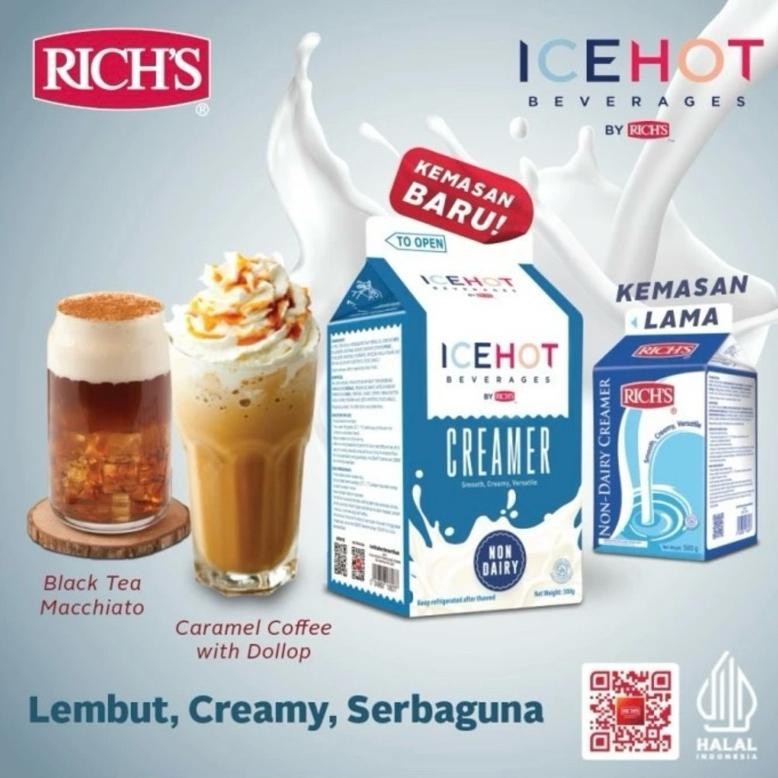 

richs krimer nabati 500 ml/creamer non dairy 500 ml/krimer cair Nugi
