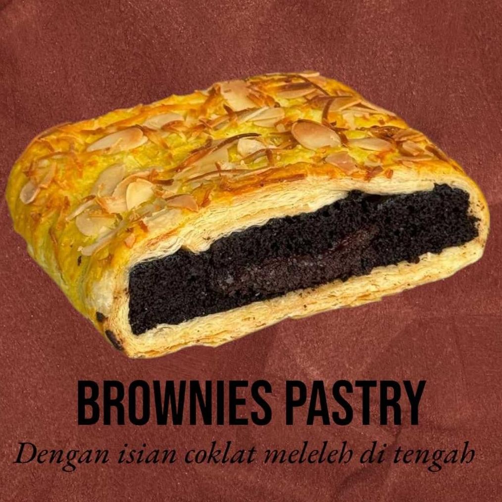 

belah coklat - brownies pastry coklat Nugi