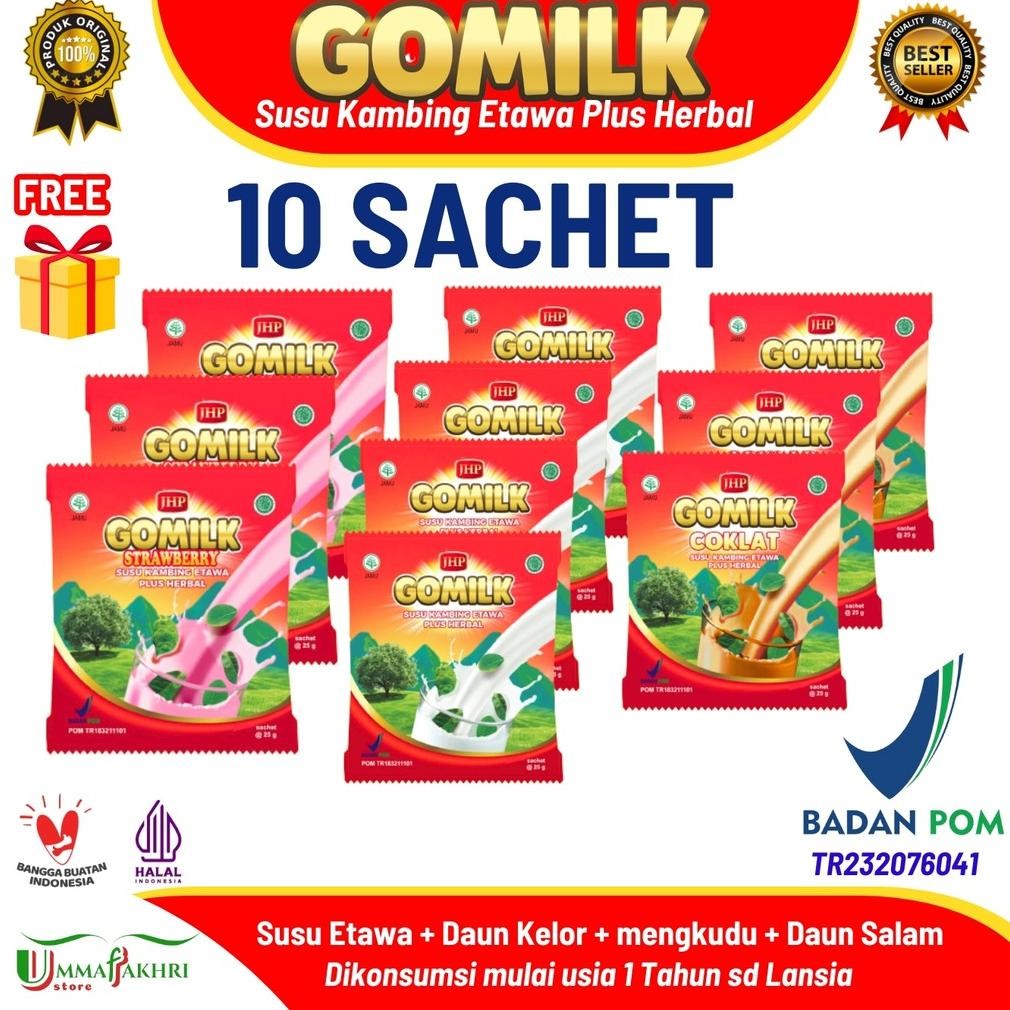 

Gomilk Susu Kambing Etawa Herbal 10 Sachet Nugi