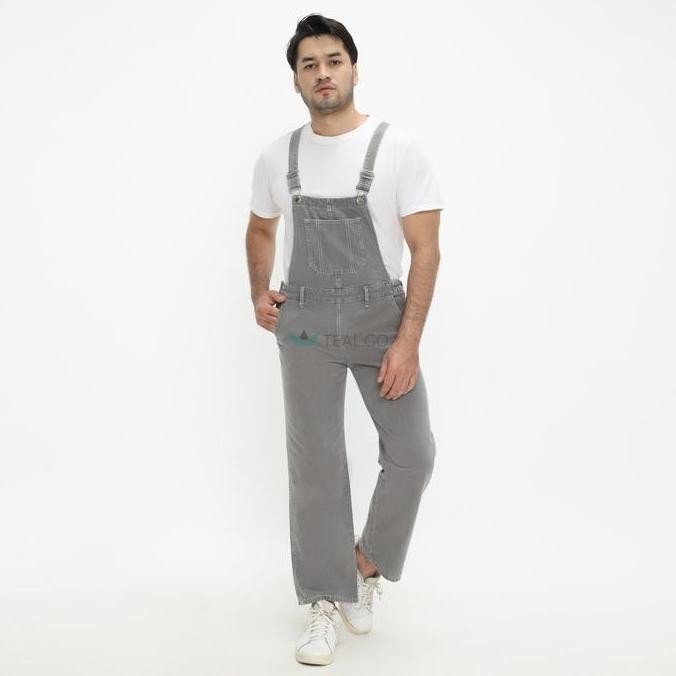 Teal.Go Jumpsuit Overall Jeans Panjang Wearpack Pria